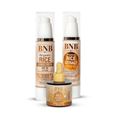BNB Radiant rice trio ( RICE SUNSCREEN SPF + RICE SERUM + RICE CREAM) - YehChez.pk